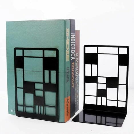 KAEJYIUT Extrémités De Livre, Serre-livres, Bouts De Livre Pour étagères, Serre-livres Robuste En Métal Antidérapant 3 Paires Pour Livres Lourds, Support Décoratif De Séparateur De Livre, Supports De Butoir De Livre De Conception D'art Abstrait Pour Le Bureau, La 7 KAEJYIUT Extrémités De Livre, Serre-livres, Bouts De Livre Pour étagères, Serre-livres Robuste En Métal Antidérapant 3 Paires Pour Livres Lourds, Support Décoratif De Séparateur De Livre, Supports De Butoir De Livre De Conception D'art Abstrait Pour Le Bureau, La – Image 5