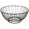 Paris Prix - Corbeille à Fruits Design "filaire" 25cm Noir 1 Paris Prix - Corbeille à Fruits Design "filaire" 25cm Noir -Petit rangement Soldes Magasin 67386744 1