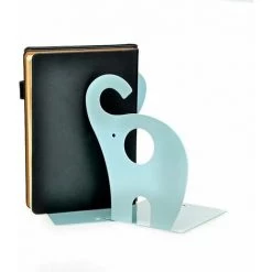 Lot De 2 Serre-Livres Presse-Livres Antidérapante En Forme D'éléphant (Bleu),Tanètue 8 Lot De 2 Serre-Livres Presse-Livres Antidérapante En Forme D'éléphant (Bleu),Tanètue -Petit rangement Soldes Magasin 67426397 2