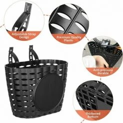TANèTUE Panier De Vélo Pour Enfants En Plastique Guidon Avant Paniers De Levage De Vélo Pour Accessoires De Vélo Pour Enfants (noirTaille S 8 TANèTUE Panier De Vélo Pour Enfants En Plastique Guidon Avant Paniers De Levage De Vélo Pour Accessoires De Vélo Pour Enfants (noirTaille S -Petit rangement Soldes Magasin 67426560 2