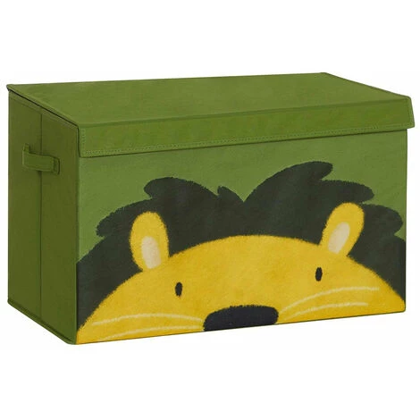 HELLOSHOP26 Boîte à Jouets Coffre De Rangement Pour Enfants Organisateur Pliable Avec Poignées Et Couvercle 60 X 35 X 38 Cm Pour Salon Vert Et Jaune - Jaune 3 HELLOSHOP26 Boîte à Jouets Coffre De Rangement Pour Enfants Organisateur Pliable Avec Poignées Et Couvercle 60 X 35 X 38 Cm Pour Salon Vert Et Jaune - Jaune