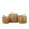 LANADECO S3 PANIER OUV ROND JACI NAT - Naturel -Petit rangement Soldes Magasin 67479569 1