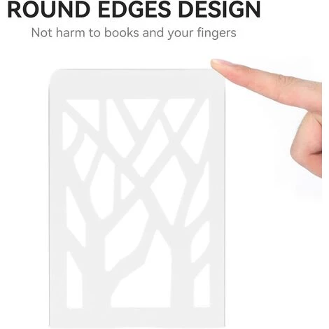 BF Serre-livres, Livres Créatifs, Papeterie Scolaire, Pinces à Livres, Supports De Livres, Supports De Lecture, Rangement De Livres, Serre-livres, 12 * 9 * 17,5 Cm, Blanc 2 Pièces 4 BF Serre-livres, Livres Créatifs, Papeterie Scolaire, Pinces à Livres, Supports De Livres, Supports De Lecture, Rangement De Livres, Serre-livres, 12 * 9 * 17,5 Cm, Blanc 2 Pièces – Image 2