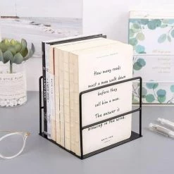 ENLENK Serre Livre Bloc Livre, Cale Livre, 2 Pièces En Métal Simple Line Style Book Organizer Holder, 13x7 Cm Anti Slip Book étagères Support Pour Bibliothèque, école, Bureau, Maison(noir) 11 ENLENK Serre Livre Bloc Livre, Cale Livre, 2 Pièces En Métal Simple Line Style Book Organizer Holder, 13x7 Cm Anti Slip Book étagères Support Pour Bibliothèque, école, Bureau, Maison(noir) -Petit rangement Soldes Magasin 67588483 5