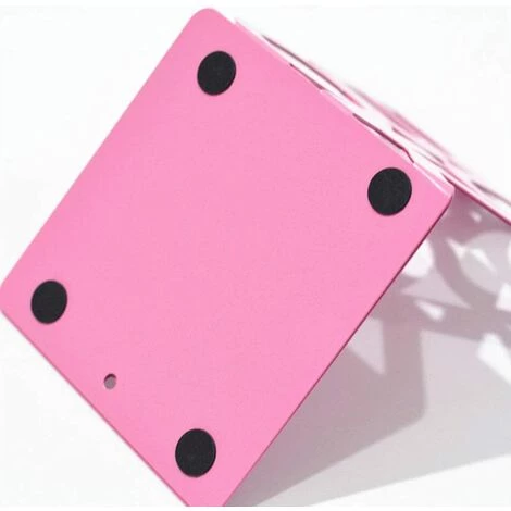 FLYME 1 Paire De Serre-livres En Métal Antidérapants En Forme De L Pour Support De Bureau (rose) 5 FLYME 1 Paire De Serre-livres En Métal Antidérapants En Forme De L Pour Support De Bureau (rose) – Image 3