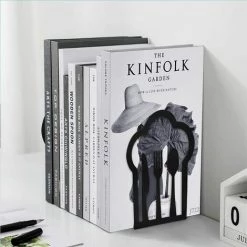 QERSTA 1 Paire De Serre-livres Décoratifs En Métal Pour Livres De Cuisine, Fourchette, Couteau, Cuillère, Livre De Cuisine, Support De Livre De Cuisine, Cadeau De Pendaison De Crémaillère -Petit rangement Soldes Magasin 67645898 3