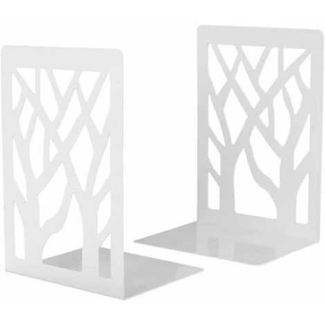 LECHUANG Serre Livre 2Pcs Cale Livre En Métal Serre Livre 17.5x12x9cm Serre-Livres Antidérapants Décoratifs Pour Livres Lourds Bloque Livre Pour Bibliothèque Bureau écoles Librairie(A,Blanc) 3 LECHUANG Serre Livre 2Pcs Cale Livre En Métal Serre Livre 17.5x12x9cm Serre-Livres Antidérapants Décoratifs Pour Livres Lourds Bloque Livre Pour Bibliothèque Bureau écoles Librairie(A,Blanc)