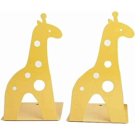 Serre-livres En Fer Antidérapant En Forme De Girafe - 21 Cm - Pour Enfants, Bibliothèque, école, Bureau, Maison - Jaune,Tanètue 3 Serre-livres En Fer Antidérapant En Forme De Girafe - 21 Cm - Pour Enfants, Bibliothèque, école, Bureau, Maison - Jaune,Tanètue