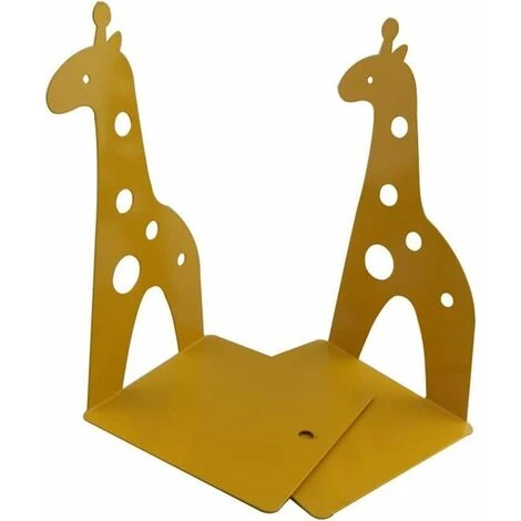 Serre-livres En Fer Antidérapant En Forme De Girafe - 21 Cm - Pour Enfants, Bibliothèque, école, Bureau, Maison - Jaune,Tanètue 6 Serre-livres En Fer Antidérapant En Forme De Girafe - 21 Cm - Pour Enfants, Bibliothèque, école, Bureau, Maison - Jaune,Tanètue – Image 4