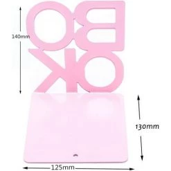 BDD Bibliothèque - Étagère Décorative En Métal Pour Bureau D'étagère, Unique Heavy Duty (Rose, 5.1x5.5x4.9") -Petit rangement Soldes Magasin 67689962 4