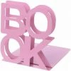 FLYME 1 Paire De Serre-livres En Métal Antidérapants En Forme De L Pour Support De Bureau (rose) 2 FLYME 1 Paire De Serre-livres En Métal Antidérapants En Forme De L Pour Support De Bureau (rose) -Petit rangement Soldes Magasin 67810353 1