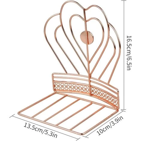 ECHOO Serre-livres En Métal, 1 Paire De Serre-livres Pour Enfants, Serre-livres Design Couronne Pour Bureau, Décoration, Bibliothèque, école Et Librairie (or Rose) 4 ECHOO Serre-livres En Métal, 1 Paire De Serre-livres Pour Enfants, Serre-livres Design Couronne Pour Bureau, Décoration, Bibliothèque, école Et Librairie (or Rose) – Image 2