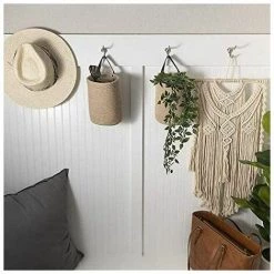 YOOUYIDA Panier De Rangement Suspendu En Jute - Bacs De Rangement TisséS En Corde De Jute Panier Mural Suspendu Avec PoignéEs Paniers DéCoratifs -Petit rangement Soldes Magasin 67896291 5