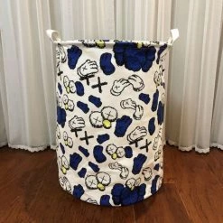 ILOVEMILAN Maison Chambre Vestiaire Vêtements Sales Panier Toile Panier De Rangement Ménage Tissu Articles Divers Finition Jouets Grand Seau De Rangement