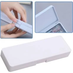 DKSFJKL Trousse à Crayons étanche Multifonctionnelle, Boîte De Rangement De Papeterie Pour Crayon à Stylo Givré -Beige -Petit rangement Soldes Magasin 67954927 3