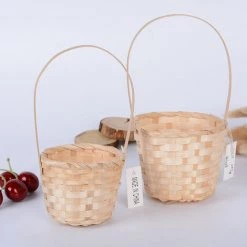 HELLO KITTY BAIN 5pcs Bambou Tissage Panier De Pique-nique Porte-fleurs Pratique Panier De Rangement Pour La Maison 3.54X2.75X6.68inch 9 HELLO KITTY BAIN 5pcs Bambou Tissage Panier De Pique-nique Porte-fleurs Pratique Panier De Rangement Pour La Maison 3.54X2.75X6.68inch -Petit rangement Soldes Magasin 68011036 3