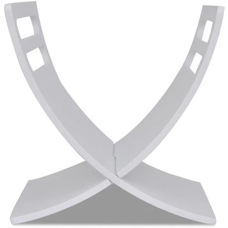 LangRay Meubles Porte-revue En Bois Blanc 5 LangRay Meubles Porte-revue En Bois Blanc – Image 3