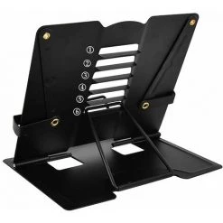 Ensoleillé Support De Lecture Support De Livre De Cuisine Réglable | Porte-livre Porte-livre Pupitre En Métal -Petit rangement Soldes Magasin 68155275 4