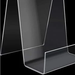 CESIèCLEFOU Support De Livre Acrylique Transparent, étagère Acrylique Transparente, Table De Support De Livre Pour Afficher Des Livres, Des Cahiers, Des Albums D'images, Des Livres D'images 5pcs Lefou -Petit rangement Soldes Magasin 68204831 3