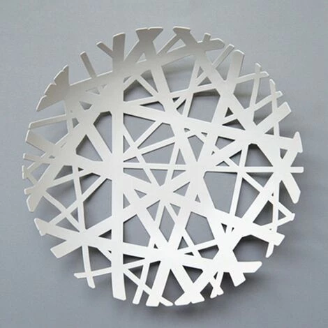 BF 1 Pièce Nordique Simple Nid D'oiseau Fer Corbeille De Fruits Assiette De Fruits Plateau Creux Panier De Rangement Hôtel Décoration Blanc 3 BF 1 Pièce Nordique Simple Nid D'oiseau Fer Corbeille De Fruits Assiette De Fruits Plateau Creux Panier De Rangement Hôtel Décoration Blanc