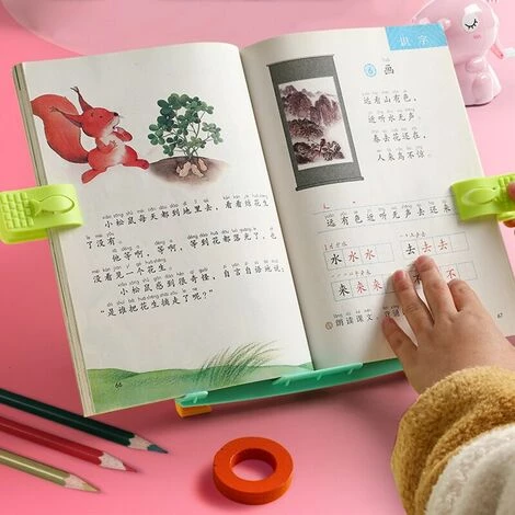 FUIENKO Support De Livre De Lecture Réglable, Portable, Antidérapant, Pliable, En Métal, Présentoir Pour Tablette, Pour Enfants Et Adultes,F,CHINA 4 FUIENKO Support De Livre De Lecture Réglable, Portable, Antidérapant, Pliable, En Métal, Présentoir Pour Tablette, Pour Enfants Et Adultes,F,CHINA – Image 2