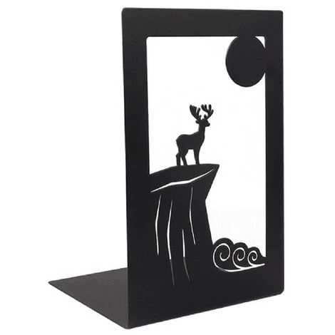 FUIENKO Bouchons De Livres En Métal, Design Artistique Créatif, Organisateur De Livres, Serre-livres En Métal Exquis, Bureau Cadeau D'anniversaire Créatif,A 3 FUIENKO Bouchons De Livres En Métal, Design Artistique Créatif, Organisateur De Livres, Serre-livres En Métal Exquis, Bureau Cadeau D'anniversaire Créatif,A