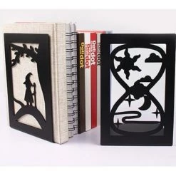 FUIENKO Bouchons De Livres En Métal, Design Artistique Créatif, Organisateur De Livres, Serre-livres En Métal Exquis, Bureau Cadeau D'anniversaire Créatif,A 9 FUIENKO Bouchons De Livres En Métal, Design Artistique Créatif, Organisateur De Livres, Serre-livres En Métal Exquis, Bureau Cadeau D'anniversaire Créatif,A -Petit rangement Soldes Magasin 68241377 3