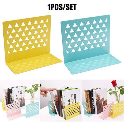 FUIENKO Support De Livre Creux En Métal, 1 Pièce, Bibliothèque, Serre-livres, Fournitures Scolaires Pour Magazines, Support De Bureau, Accessoires De Bureau,Lemon Yellow,Espagne 4 FUIENKO Support De Livre Creux En Métal, 1 Pièce, Bibliothèque, Serre-livres, Fournitures Scolaires Pour Magazines, Support De Bureau, Accessoires De Bureau,Lemon Yellow,Espagne – Image 2