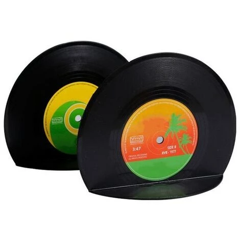 FUIENKO Porte-livres Rétro En Vinyle, 2 Pièces/ensemble, Organisateur De Bureau Vintage, Accessoires Scolaires Et De Bureau,Black 3 FUIENKO Porte-livres Rétro En Vinyle, 2 Pièces/ensemble, Organisateur De Bureau Vintage, Accessoires Scolaires Et De Bureau,Black