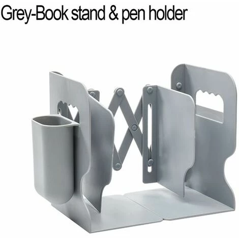 FUIENKO Serre-livres Rétractables 2 En 1 Pour étagères, Support De Livre Pour étudiants, Organisateur De Bureau, Bibliothèque, Classeur Réglable,Grey2 3 FUIENKO Serre-livres Rétractables 2 En 1 Pour étagères, Support De Livre Pour étudiants, Organisateur De Bureau, Bibliothèque, Classeur Réglable,Grey2