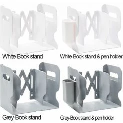 FUIENKO Serre-livres Rétractables 2 En 1 Pour étagères, Support De Livre Pour étudiants, Organisateur De Bureau, Bibliothèque, Classeur Réglable,Grey2 9 FUIENKO Serre-livres Rétractables 2 En 1 Pour étagères, Support De Livre Pour étudiants, Organisateur De Bureau, Bibliothèque, Classeur Réglable,Grey2 -Petit rangement Soldes Magasin 68241615 3