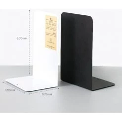 FUIENKO Serre-livres Métalliques En Forme De L, 1 Paire, Support Pour Livre De Bureau, Accessoires De Papeterie Scolaire Et De Bureau, Nouveauté 2022,White -Petit rangement Soldes Magasin 68241685 3