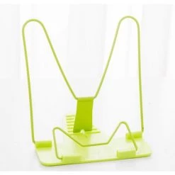 FUIENKO Support De Livre De Lecture Portable Pliable à Angle Réglable, Support De Table De Bureau, Support D'étude à Fil Pour Lecteur Vert