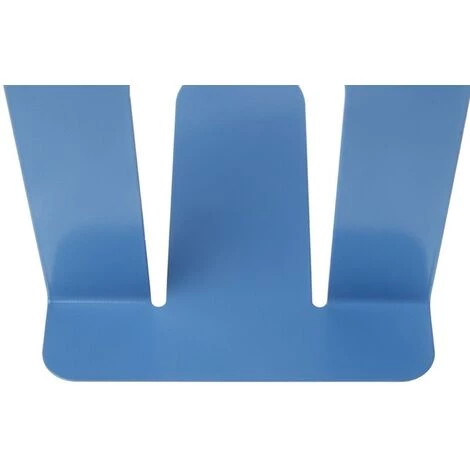 FUIENKO Serre-livres En Métal, Nouveau Style Simple, Support En Fer, Supports De Bureau Antidérapants Pour Livres, 2022,Blue 5 FUIENKO Serre-livres En Métal, Nouveau Style Simple, Support En Fer, Supports De Bureau Antidérapants Pour Livres, 2022,Blue â Image 3