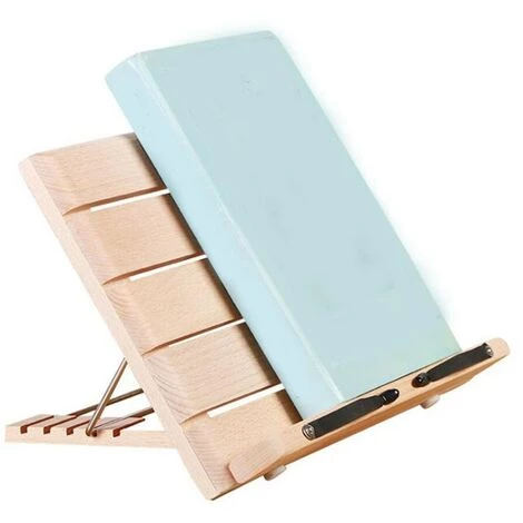 FUIENKO Support De Téléphone Bonus Pour Livre De Recettes, Support Réglable Et Pliable En Bois, Support Pour Documents De Lecture, Pour Tablette, PC, Livres Scolaires, Recette, Ipad 3 FUIENKO Support De Téléphone Bonus Pour Livre De Recettes, Support Réglable Et Pliable En Bois, Support Pour Documents De Lecture, Pour Tablette, PC, Livres Scolaires, Recette, Ipad