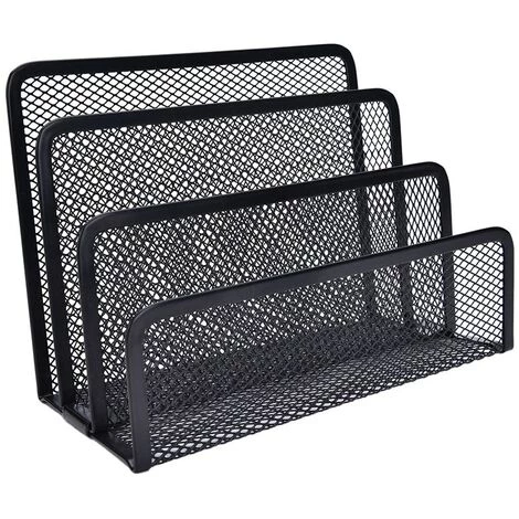 FUIENKO Serre-livres En Métal, 1 Pièce, Maille, Noir, Serre-livres, étagères, Organisateur De Bureau, étagères, Papeterie Scolaire Pour Enfants 4 FUIENKO Serre-livres En Métal, 1 Pièce, Maille, Noir, Serre-livres, étagères, Organisateur De Bureau, étagères, Papeterie Scolaire Pour Enfants – Image 2