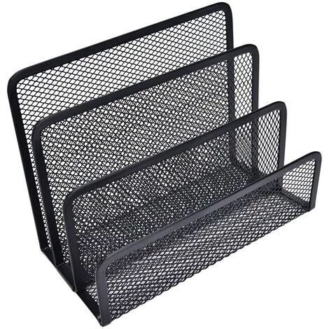 FUIENKO Serre-livres En Métal, 1 Pièce, Maille, Noir, Serre-livres, étagères, Organisateur De Bureau, étagères, Papeterie Scolaire Pour Enfants 5 FUIENKO Serre-livres En Métal, 1 Pièce, Maille, Noir, Serre-livres, étagères, Organisateur De Bureau, étagères, Papeterie Scolaire Pour Enfants – Image 3