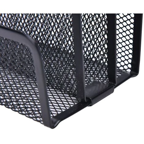 FUIENKO Serre-livres En Métal, 1 Pièce, Maille, Noir, Serre-livres, étagères, Organisateur De Bureau, étagères, Papeterie Scolaire Pour Enfants 6 FUIENKO Serre-livres En Métal, 1 Pièce, Maille, Noir, Serre-livres, étagères, Organisateur De Bureau, étagères, Papeterie Scolaire Pour Enfants – Image 4