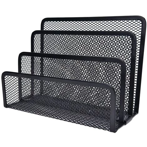 FUIENKO Serre-livres En Métal, 1 Pièce, Maille, Noir, Serre-livres, étagères, Organisateur De Bureau, étagères, Papeterie Scolaire Pour Enfants 7 FUIENKO Serre-livres En Métal, 1 Pièce, Maille, Noir, Serre-livres, étagères, Organisateur De Bureau, étagères, Papeterie Scolaire Pour Enfants – Image 5