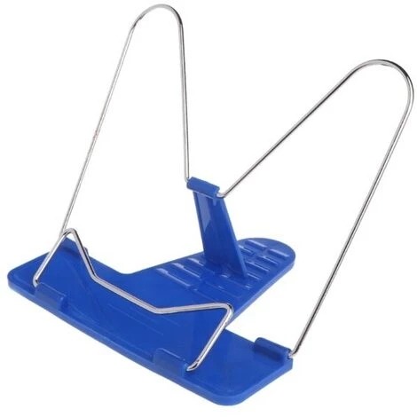 FUIENKO Support De Livre En Métal à Angle Réglable G5AA, Support De Lecture De Documents Portable Pliable,Bleu 3 FUIENKO Support De Livre En Métal à Angle Réglable G5AA, Support De Lecture De Documents Portable Pliable,Bleu