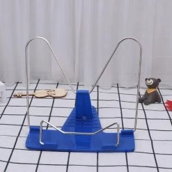 FUIENKO Support De Livre En Métal à Angle Réglable G5AA, Support De Lecture De Documents Portable Pliable,Bleu 10 FUIENKO Support De Livre En Métal à Angle Réglable G5AA, Support De Lecture De Documents Portable Pliable,Bleu -Petit rangement Soldes Magasin 68242741 4