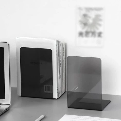 FUIENKO Serre-livres Décoratifs En Acrylique Transparent En Forme De L, 2 Pièces, Support Organisateur Pour Bureau, Livraison Directe,Clear 5 FUIENKO Serre-livres Décoratifs En Acrylique Transparent En Forme De L, 2 Pièces, Support Organisateur Pour Bureau, Livraison Directe,Clear – Image 3