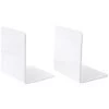 FUIENKO Serre-livres En Acrylique Blanc En Forme De L, 2 Pièces, Organisateur De Bureau, Accessoires De Papeterie Scolaire Et De Bureau,S 1 FUIENKO Serre-livres En Acrylique Blanc En Forme De L, 2 Pièces, Organisateur De Bureau, Accessoires De Papeterie Scolaire Et De Bureau,S -Petit rangement Soldes Magasin 68242774 1