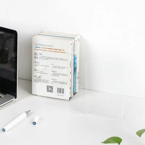 FUIENKO Serre-livres En Acrylique Transparent, Présentoir, Support, Porte-document, Organisateur Pour Bureau, 1 Pièce,transparent 6 FUIENKO Serre-livres En Acrylique Transparent, Présentoir, Support, Porte-document, Organisateur Pour Bureau, 1 Pièce,transparent – Image 4