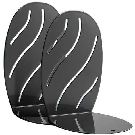 FUIENKO Serre-livres Universel Premium Pour étagères, Antidérapant, Bouchon Métallique Robuste Pour Livres, Films, Cd, Vidéo, 2 Pièces,1 3 FUIENKO Serre-livres Universel Premium Pour étagères, Antidérapant, Bouchon Métallique Robuste Pour Livres, Films, Cd, Vidéo, 2 Pièces,1