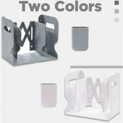 FUIENKO Support De Livre Extensible De Taille Unique, étagère Pliable, Télescopique, En Matériaux ABS De Première Qualité, Serre-livres Avec Porte-stylos,E,États-unis 11 FUIENKO Support De Livre Extensible De Taille Unique, étagère Pliable, Télescopique, En Matériaux ABS De Première Qualité, Serre-livres Avec Porte-stylos,E,États-unis -Petit rangement Soldes Magasin 68243043 5