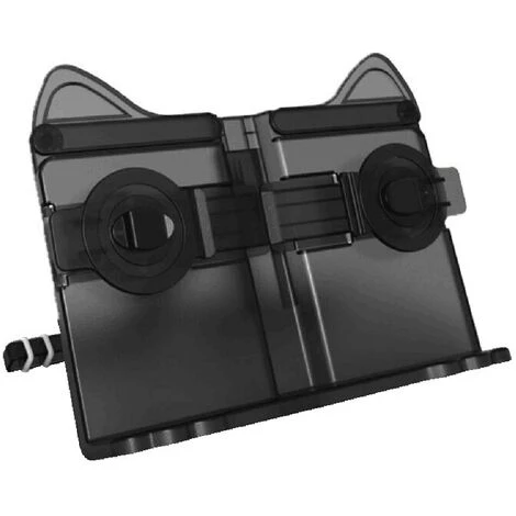 FUIENKO Support De Livre Chaton Transparent Mat, Support De Lecture Pliable à Réglage Flexible Pour La Lecture,black 7 FUIENKO Support De Livre Chaton Transparent Mat, Support De Lecture Pliable à Réglage Flexible Pour La Lecture,black – Image 5