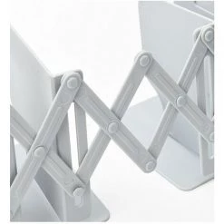 FUIENKO Serre-livres Rétractables Pour étagères, Ensemble De Support De Livre, étagère Réglable Avec Porte-stylo, Organisateur De Bureau, Accessoires De Bureau,White With Penholder,Fédération De Russie -Petit rangement Soldes Magasin 68243219 5