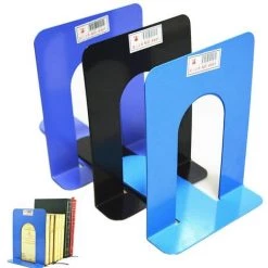 FUIENKO Serre-livres Métalliques Pliables Portables, 1 Paire, Support D'étagère, Fourniture De Papeterie Scolaire Et De Bureau,Bleu 10 FUIENKO Serre-livres Métalliques Pliables Portables, 1 Paire, Support D'étagère, Fourniture De Papeterie Scolaire Et De Bureau,Bleu -Petit rangement Soldes Magasin 68243259 4