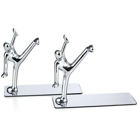 FUIENKO Serre-livres En Alliage, Ensemble De 2 Pièces, Support De Livre En Métal Exquis, Porte-cd De Magazines Classiques, Ornements De Bureau Pour La Maison 3 FUIENKO Serre-livres En Alliage, Ensemble De 2 Pièces, Support De Livre En Métal Exquis, Porte-cd De Magazines Classiques, Ornements De Bureau Pour La Maison